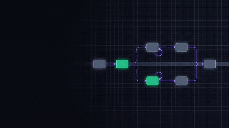 Abstract cover artwork for Apache Airflow: Orchestration You Can Debug at 3am, a Data Engineering course