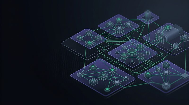 Abstract cover artwork for Cloud Architecture Fundamentals, a Cloud course