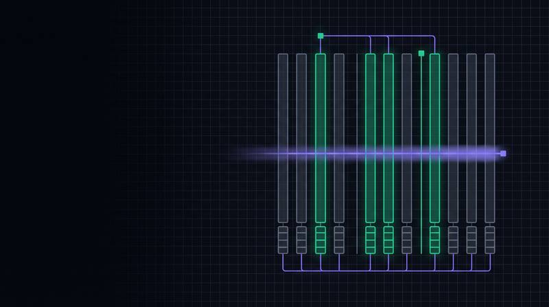 Abstract cover artwork for Analytics at Speed with DuckDB, a Data Engineering course