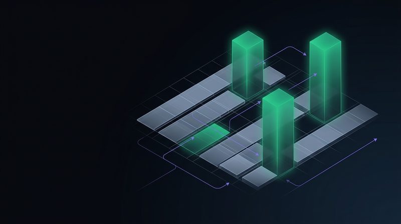 Abstract cover artwork for Feature Engineering That Actually Moves Metrics, a Machine Learning course