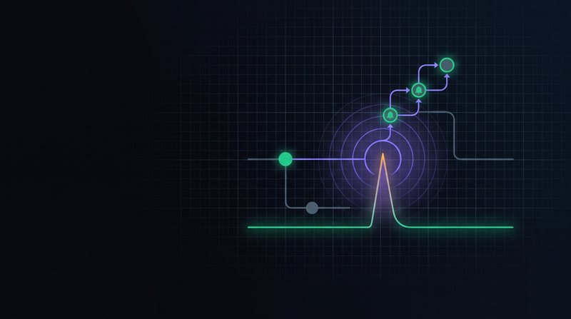Abstract cover artwork for Incident Response and On-Call Engineering, a DevOps course