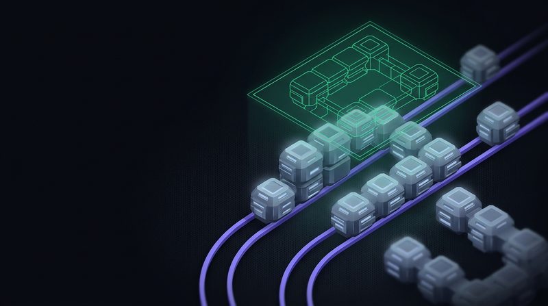 Abstract cover artwork for Infrastructure as Code with Terraform, a Cloud course
